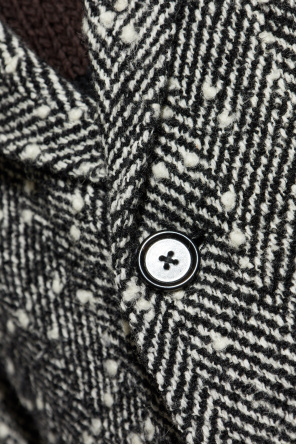 Dolce & Gabbana Herringbone pattern coat