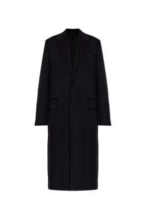 Cashmere Coat with Single Vent