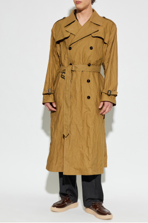 Dolce & Gabbana Trench coat with a crinkled effect