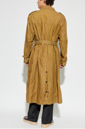 Dolce & Gabbana Trench coat with a crinkled effect