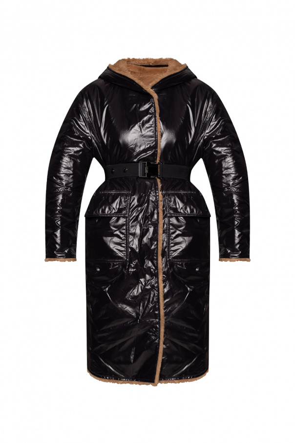 Moncler ‘Actee’ reversible coat with belt