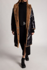 Moncler BLACK ‘Actee’ reversible coat with belt