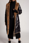 Moncler BLACK ‘Actee’ reversible coat with belt