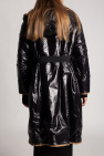 Moncler BLACK ‘Actee’ reversible coat with belt