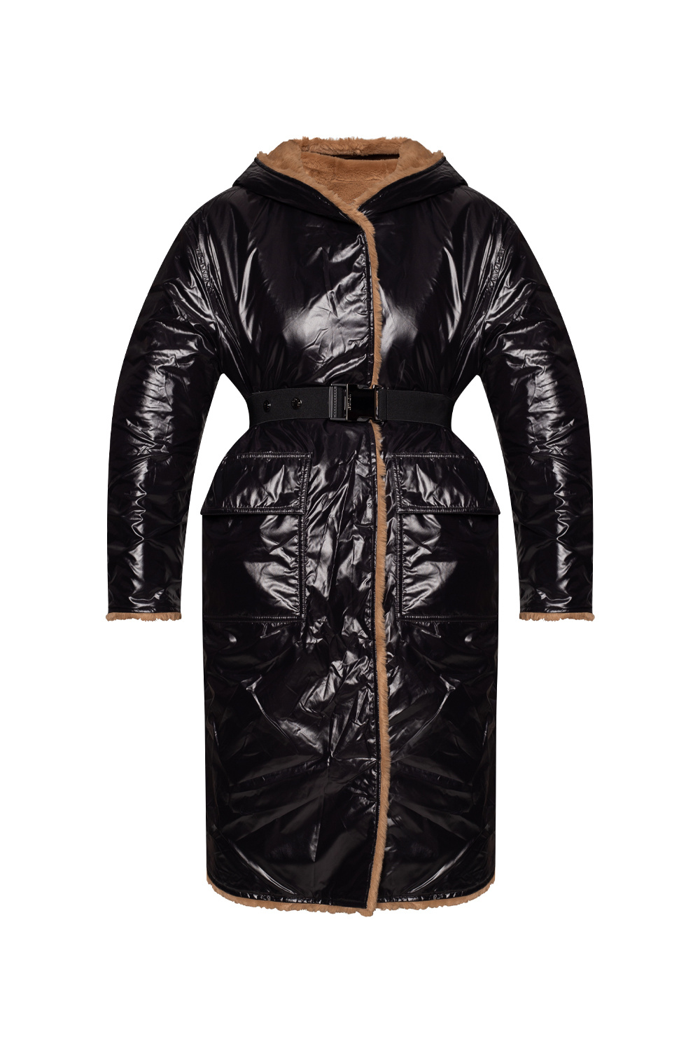 Moncler ‘Actee’ reversible coat with belt