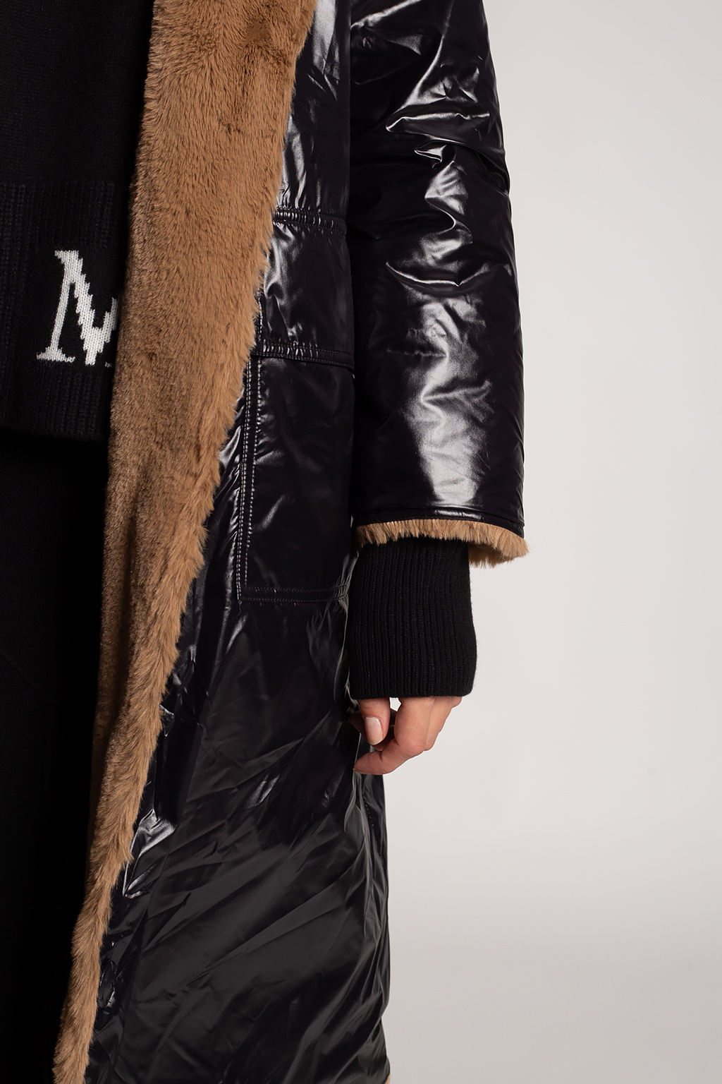 Moncler ‘Actee’ reversible coat with belt