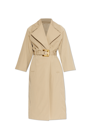 Trench coat with belt