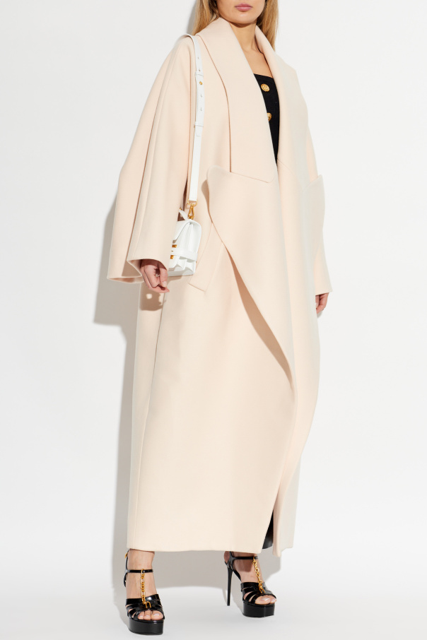 Balmain Long coat with a single vent