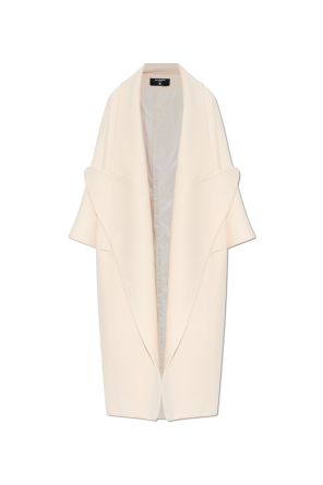 Long coat with a single vent