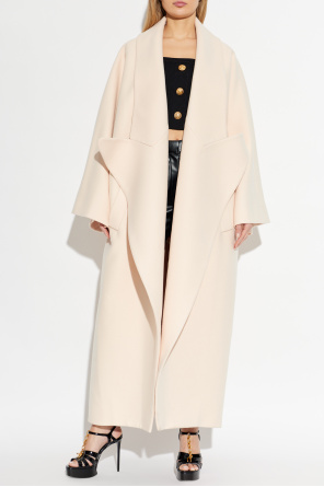 Balmain Long coat with a single vent