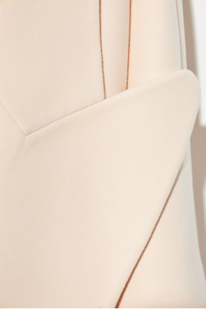 Balmain Long coat with a single vent