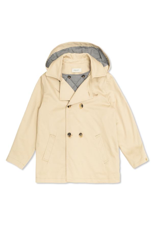 Trench coat with logo, zdjęcie 1 Trench coat with logo od Golden Goose Kids