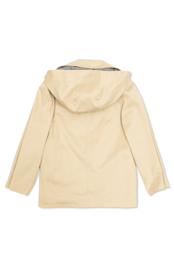Golden Goose Kids Trench con logo