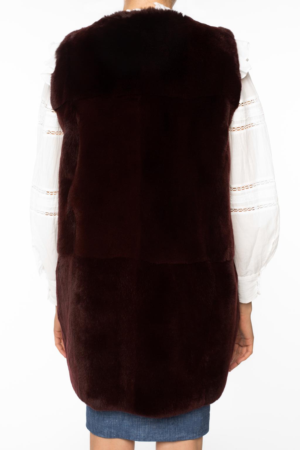 marni shearling vest