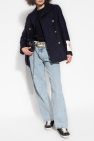 Golden Goose NAVY BLUE Cropped coat