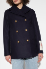 Golden Goose NAVY BLUE Cropped coat