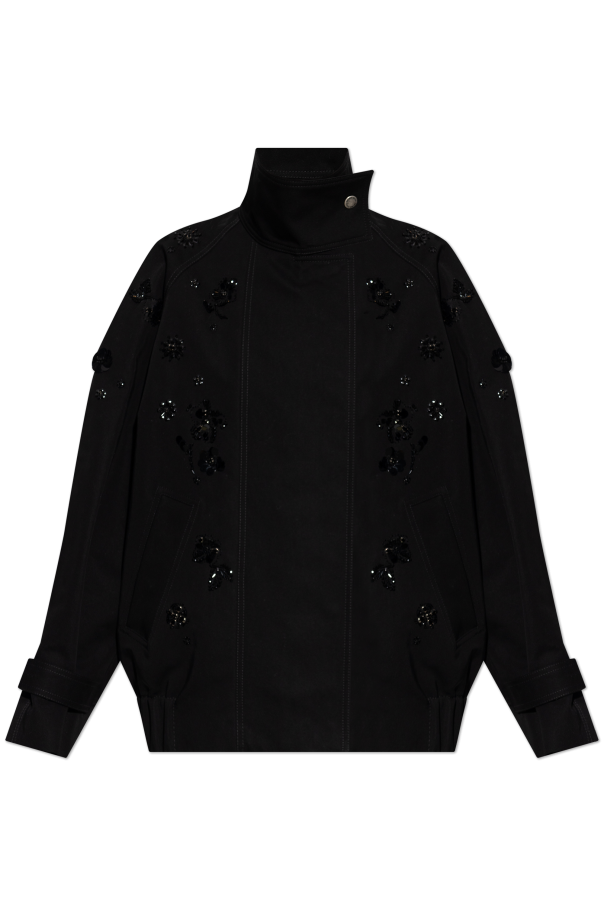 Jacket with shiny appliqués od Golden Goose