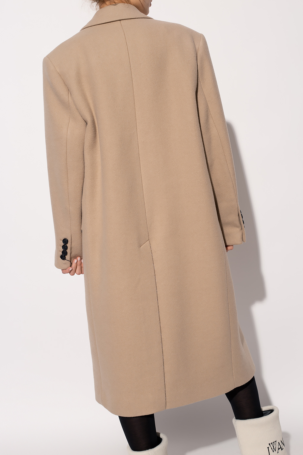 Ami Alexandre Mattiussi AMI ALEXANDRE MATTIUSSI COAT WITH NOTCH LAPELS