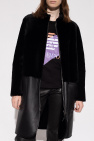 Emporio Armani BLACK Reversible leather coat