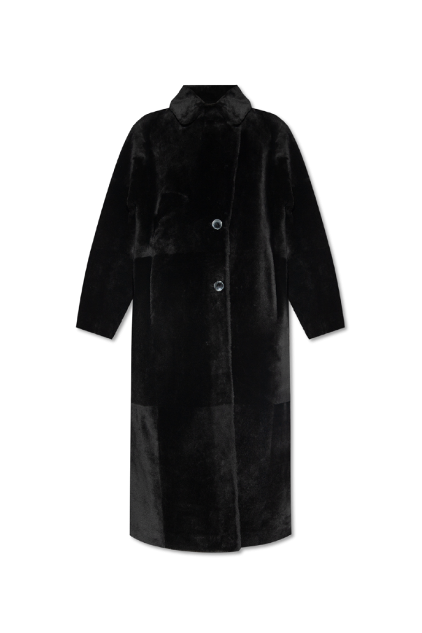 Black Shearling coat Emporio Armani - Vitkac Germany