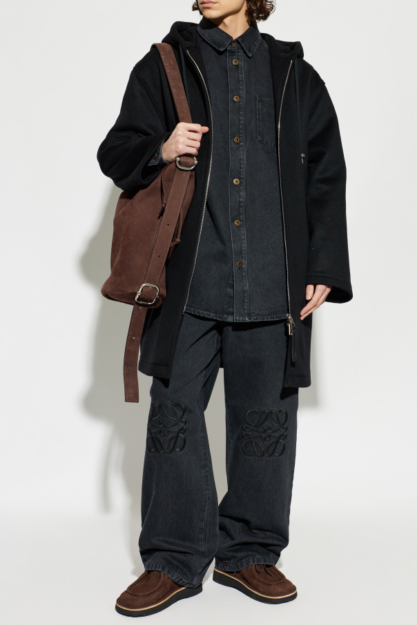 Loewe Wool coat with hood