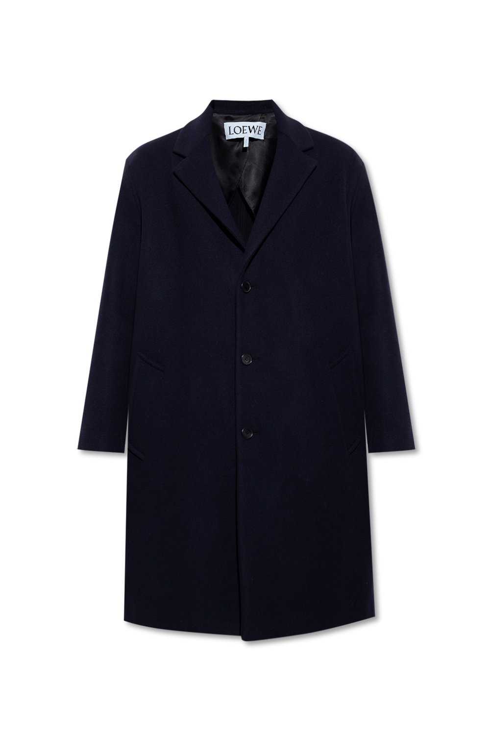 loewe flared Wool coat