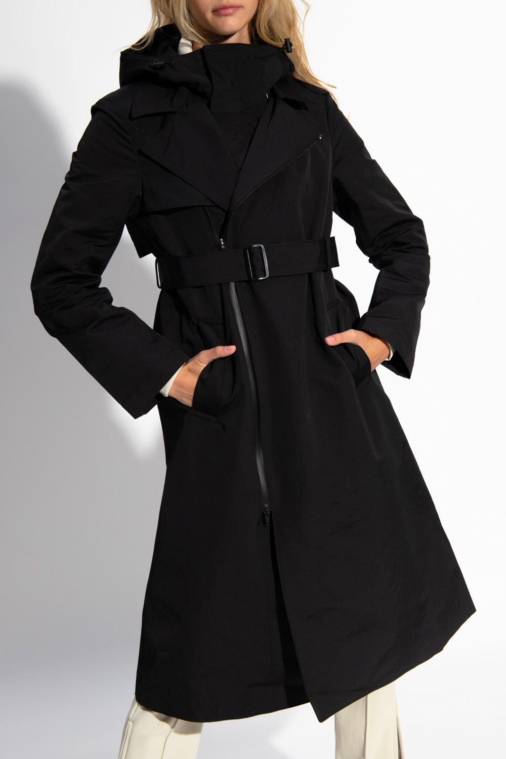 Y-3 YOHJI YAMAMOTO HOODED COAT Hooded coat