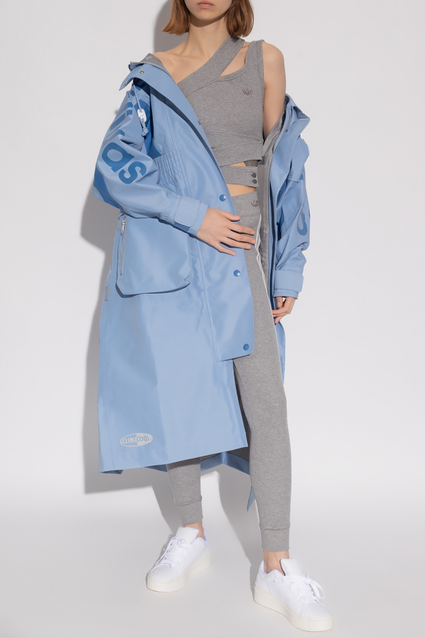 ADIDAS Originals The ‘Blue Version’ collection hooded rain coat
