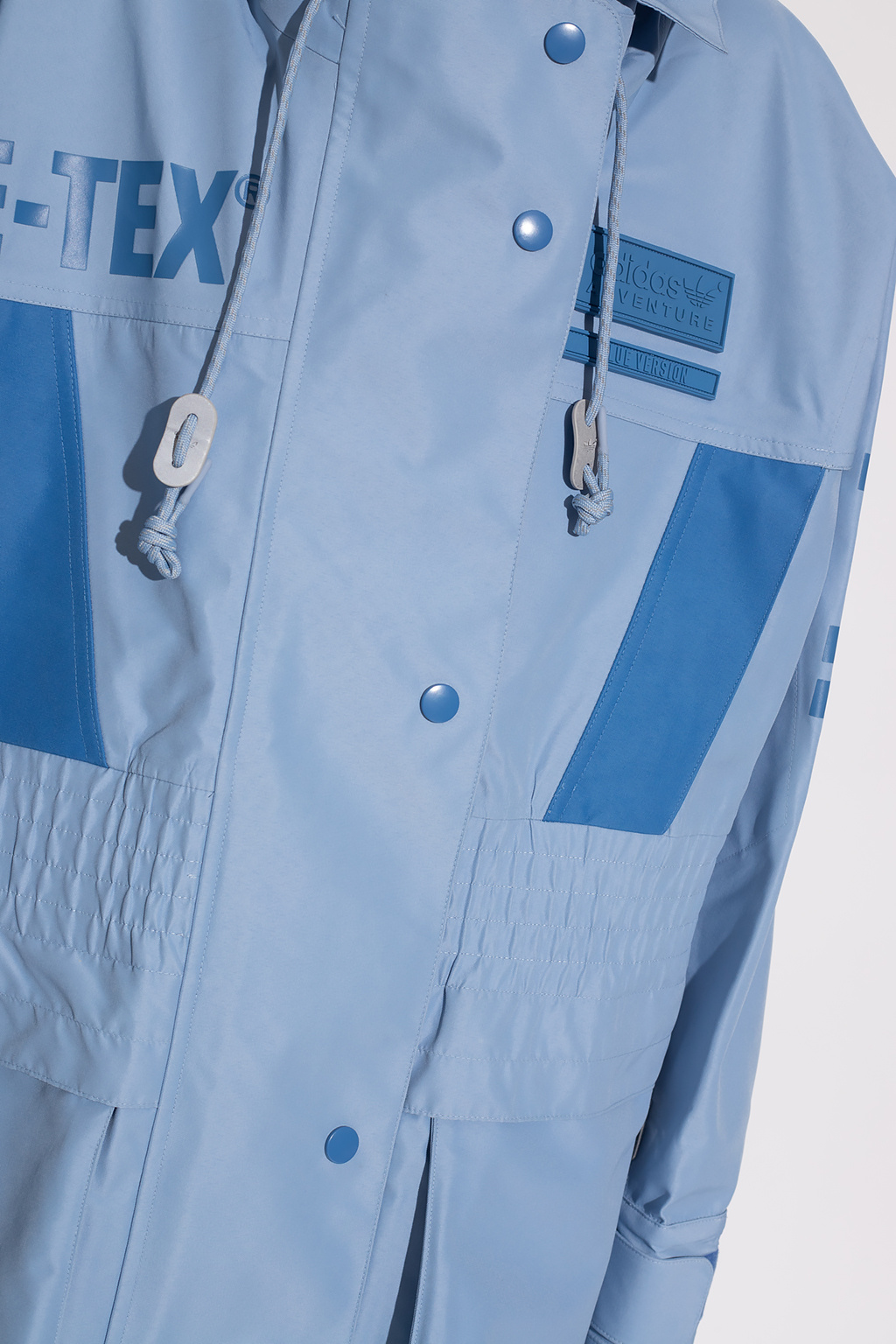 ADIDAS Originals The ‘Blue Version’ collection hooded rain coat