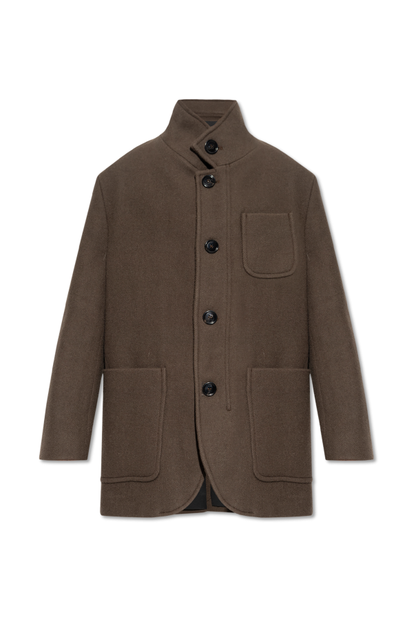 Ami Alexandre Mattiussi Coat with cut-out