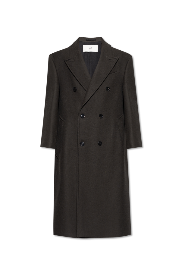 Wool double-breasted coat od Ami Alexandre Mattiussi