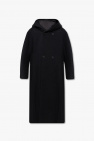 Yohji Yamamoto Hooded double-breasted coat