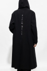Yohji Yamamoto Hooded double-breasted coat