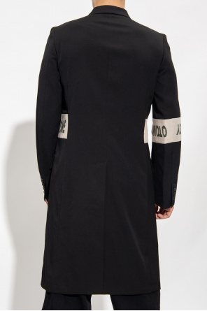 Yohji Yamamoto Dwurzędowy płaszcz