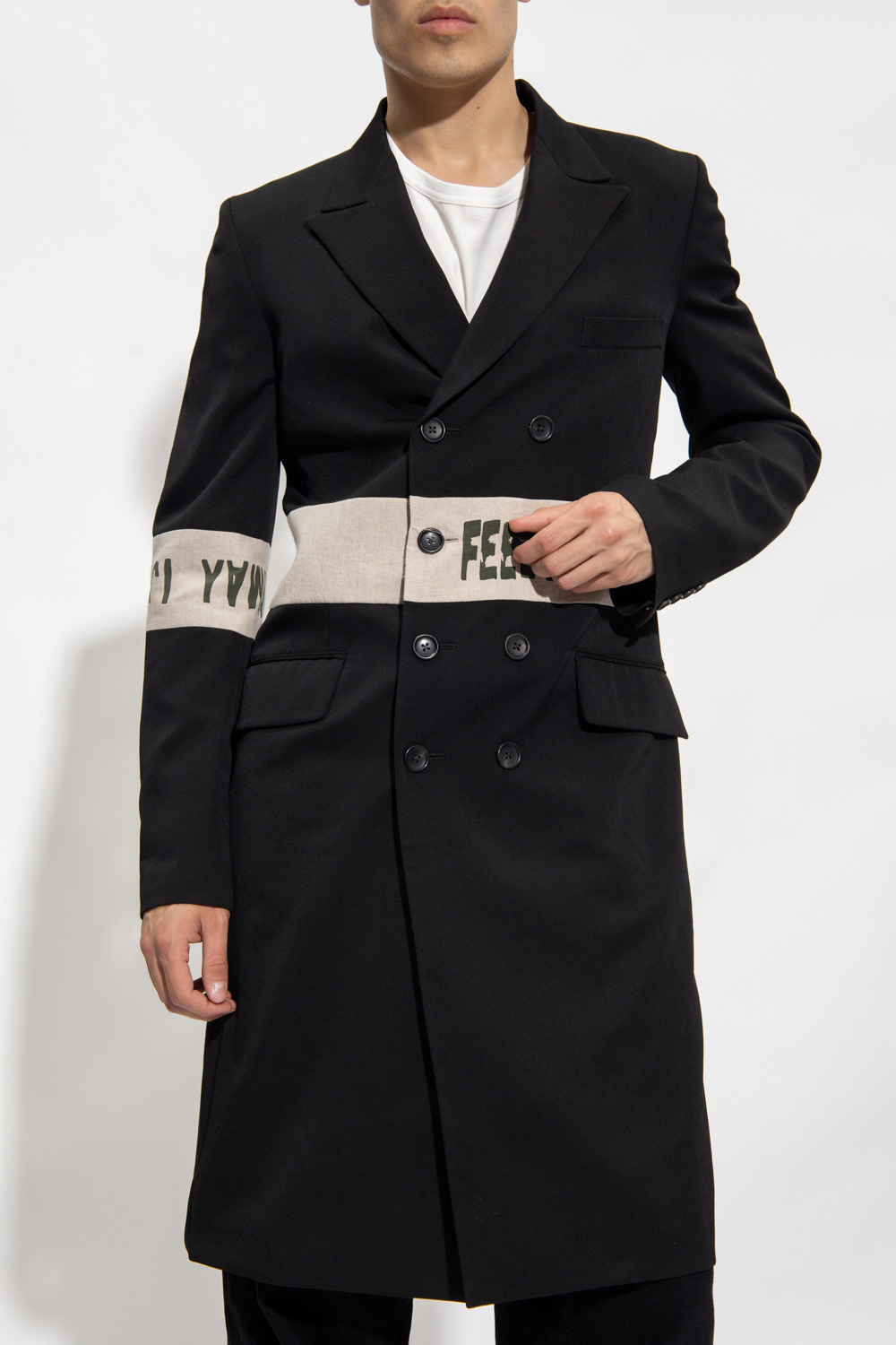 Yohji Yamamoto Double-breasted coat