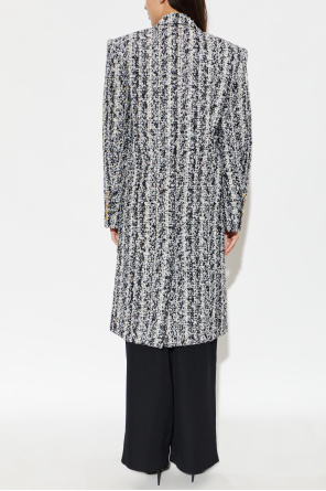 Balmain Double-breasted coat with pockets