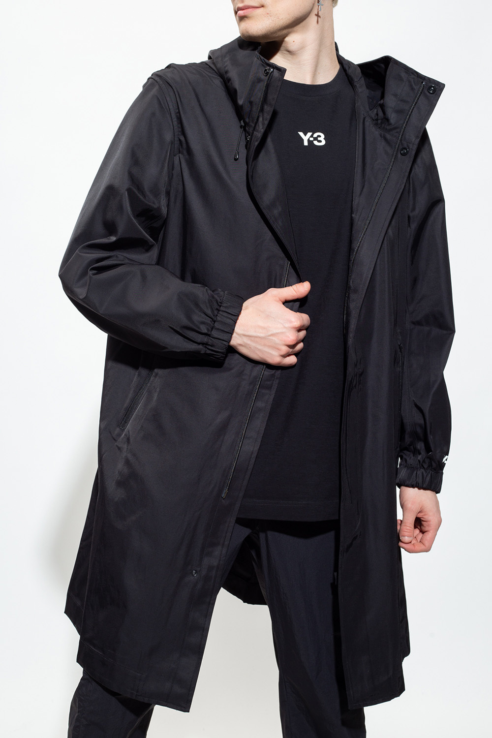 Y-3 Yohji Yamamoto Hooded coat