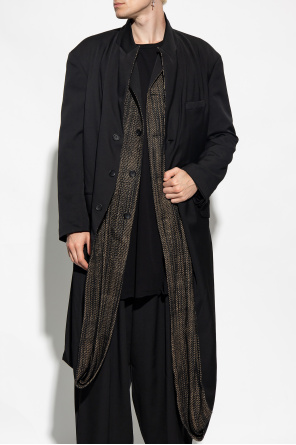 Yohji Yamamoto Dwuwarstwowy płaszcz