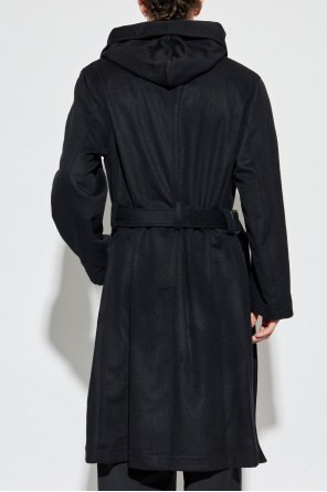 Yohji Yamamoto Wool coat with hood