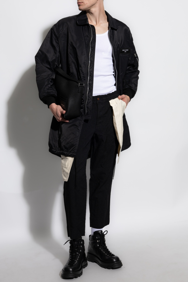 Comme des Garçons Homme Plus Padded jacket with drawstring waist