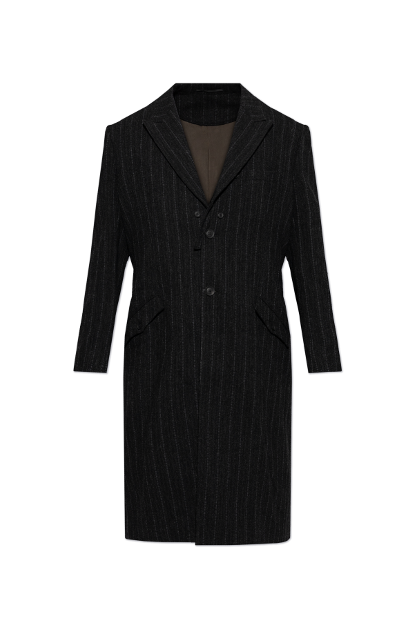 Yohji Yamamoto Coat with striped pattern