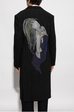 Yohji Yamamoto Coat with striped pattern