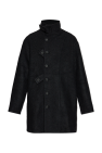 Yohji Yamamoto Coat with stand-up collar
