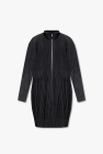 Issey Miyake Homme Plisse BLACK Pleated coat