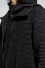 Issey Miyake Homme Plisse BLACK Pleated coat