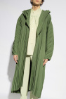 Homme Plissé Issey Miyake GREEN Pleated coat