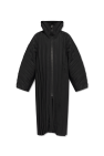 Homme Plissé Issey Miyake Pleated coat with hood