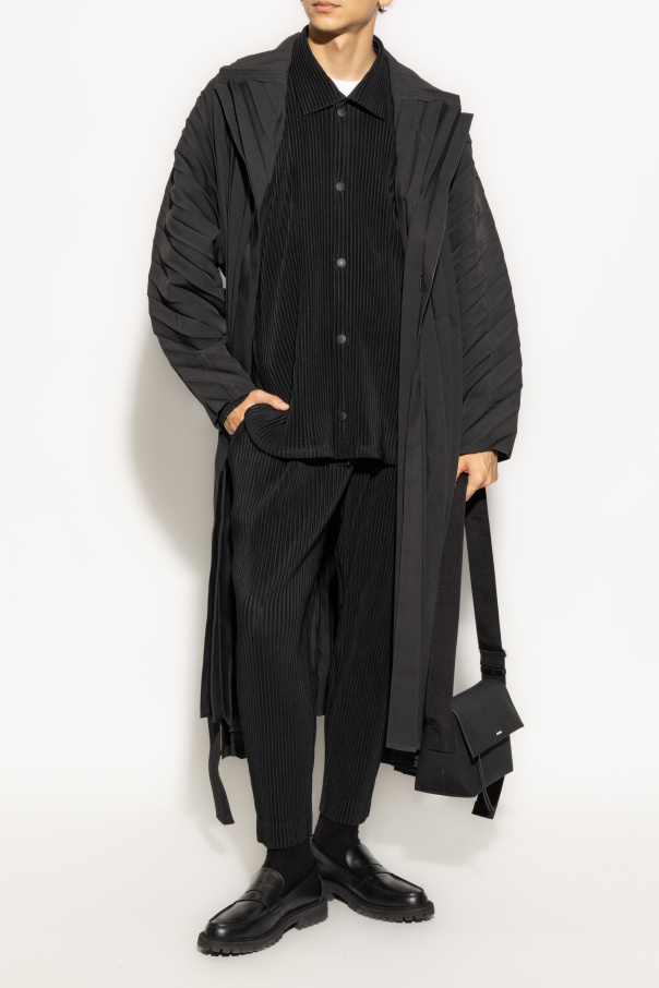 Homme Plisse Issey Miyake Pleated Coat