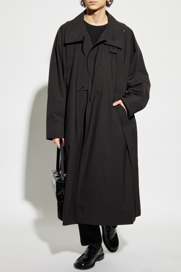 Homme Plissé Issey Miyake Coat with stand-up collar