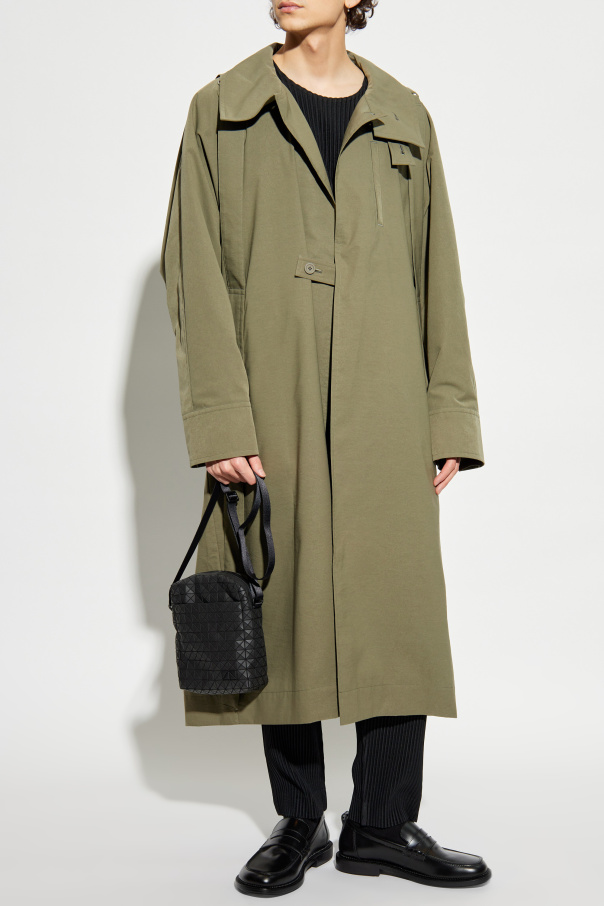 Homme Plissé Issey Miyake Coat with stand-up collar